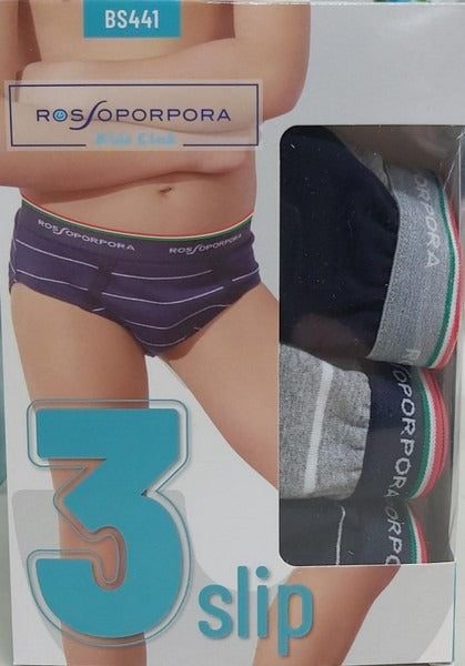 SLIP BIMBO RAGAZZO ROSSO PORPORA