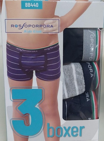 BOXER ROSSO PORPORA RAGAZZO